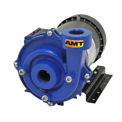 AMT 489D-95 1.25 x 1 High Head Straight Centrifugal Pump Cast Iron Buna-N Seal 3/4hp 3 Ph TEFC 